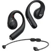 Soundcore AeroFit Pro oordopjes met haak draadloos voor bellen/muziek/sport/alledaags bluetooth zwart