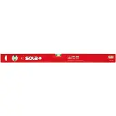Sola Kunststof waterpas PF80 80cm 2 libellen 1,00mm/m rood - 01413101
