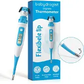 Babydrogist digitale Baby Thermometer met flexibele tip - Rectaal, oksel & oraal - Hond