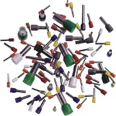 Lapp 61801810 Adereindhulzen 6 mm² Deels geïsoleerd Geel 100 stuk(s)