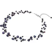 Valero Pearls Ketting donkerblauw