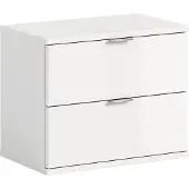 Xonox Home ProjektX schoenenkast bank 2 laden wit hoogglans.