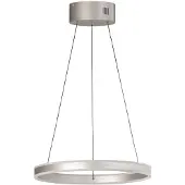 FISCHER&HONSEL GMBH Hanglamp Silvio, dimbaar, alu / grijs / zink, Woon-/ Eetkamer, metaal, Modern
