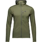 Black Diamond - Coefficient Fleece Hoody - Fleecevest S, olijfgroen