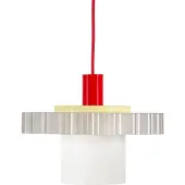Warren & Laetitia Gigi Hanglamp 1 White|Pastel Yellow|Red | 1m