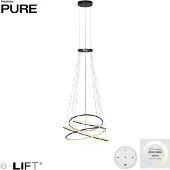 Paul Neuhaus Design Hanglamp Pure E Flying Rings Grijs