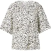 s.Oliver Blouse crème / zwart