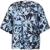 s.Oliver Blouse nachtblauw / lichtblauw / wit