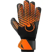 Uhlsport FM Soft Resist+ Keepershandschoenen Zwart Feloranje