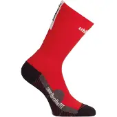 Uhlsport Tube It Trainingssokken - Rood / Wit | Maat: 45-47