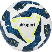 Uhlsport Team (Sz. 4) Trainingsbal - Fluogeel / Marine / Wit | Maat: 4