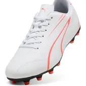 Puma voetbalschoenen Vitoria FG/AG - wit/rood - Volwassen maat 42