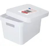 Curver Infinity - Opbergdoos - Opbergbox - mand met deksel 17L - Wit