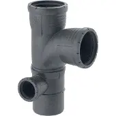 Geberit Silent-Pro Gecombineerd bochthoekstuk 87,5° links, DN 100 / 100 / 50, 393.578.14.1