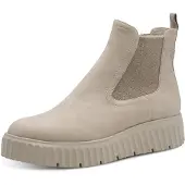 Tamaris Chelsea boots stone grey