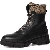 Tamaris Veterlaarsjes bruin / cappuccino / zwart
