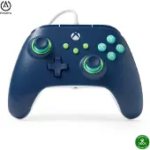 PowerA Bedrade Controller - Xbox Series X|S - Marine Blauw - 3m USB-kabel