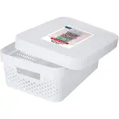 Curver - Opengewerkte container met Infinity deksel - 11L - wit