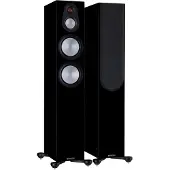 Monitor Audio Vloerstaande luidspreker Silver 300 7G Glanzend zwart - Verkocht per stuk