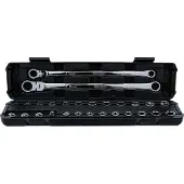 Bgs 27-delige Ratel Ringsteeksets met Dop,