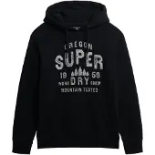 Superdry Sweatshirt grijs / zwart