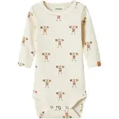 Lil´ Atelier Rompertje/body bruin / roestbruin / cappuccino / wolwit