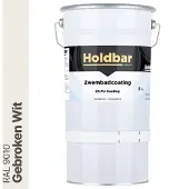 Holdbar Zwembadcoating Gebroken Wit (RAL 9010) 5 kg