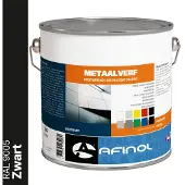 Afinol Metaalverf Zwart (RAL 9005) 2,5 liter