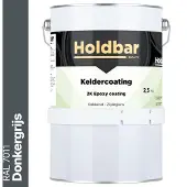 Holdbar Keldercoating Donkergrijs (RAL 7011) 2,5 kg