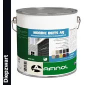 Afinol Nordic Beits AQ Diepzwart 2,5 liter
