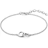GLAMS armband rondjes 1,2 mm 16 + 3 cm - Zilver