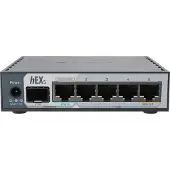Mikrotik hEX S (2025 versie) met RouterOS L4, desktopbehuizing
