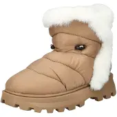 Steve madden Boots 'Frostee' lichtbeige / ombergrijs