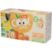 Vitabiosa Cool Fruits Appel - Perzik - Abrikoos Bio 12x90 g
