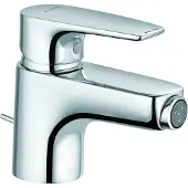 Kludi pure & solid 1-gats bidetkraan m. Waste chroom
