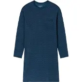 Schiesser Pyjama lang 'Essentials' blauw