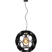 Lucide HANNELORE - Hanglamp - Ø 40 cm - 1xE27 - Zwart