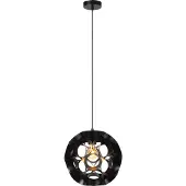 Lucide HANNELORE - Hanglamp - Ø 30 cm - 1xE27 - Zwart