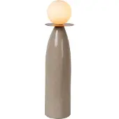 Lucide FIGARO - Tafellamp - Ø 12 cm, H 48 cm - 1xG9 - Grijs