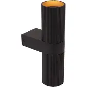 Lucide CLUBS - Wandspot / Wandlamp - 2xGU10 - Zwart