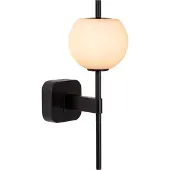 Lucide Elda wandlamp badkamer IP44 zwart 33W