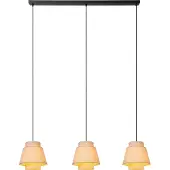 Lucide TRIBUTE - Hanglamp - 3xE27 - Beige - Japandi