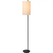 Lucide MAGIC - Vloerlamp - Ø 24 cm - 1xE27 - Zwart - Japandi