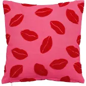 Mica Decorations Sierkussen Lips Roze 45 X 45 Cm