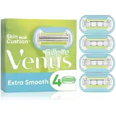 Gillette - Venus - Extra Smooth - Scheermesjes/Navulmesjes - 4 Stuks