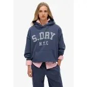 Superdry Sweatshirt marine / grijs