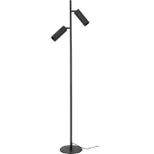 Lucide CLUBS - Vloerlamp - 2xGU10 - Zwart