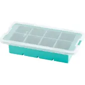 Lékué IJsblokjesvorm XL met deksel - Vierkant - Turquoise