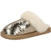 Shepherd Huisschoenen 'Jessica' crème / zilver