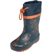 Playshoes Regenlaarzen 'Bär' marine / oranje